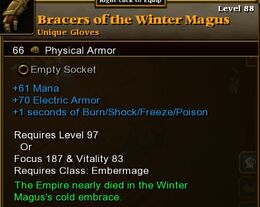 Bracers of the Winter Magus