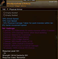 Draketalon Gloves