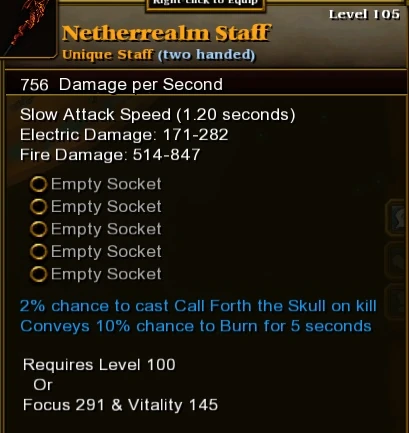 Netherrealm Staff | Torchlight Wiki | Fandom