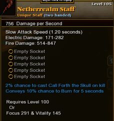 Netherrealm Staff