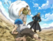 Ichiryuu and Mansam finding young Toriko