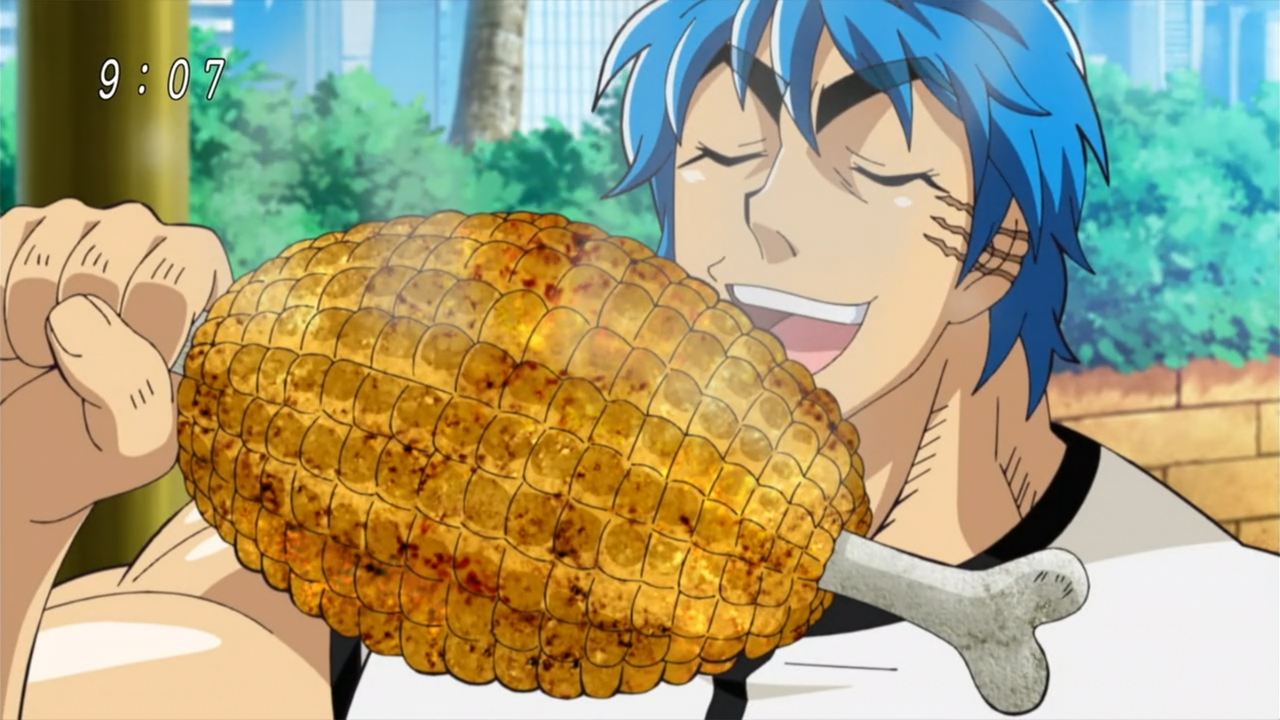 Anime recipe: baked corns. #homecook #animefood #recipe #easyrecipe #v... |  TikTok