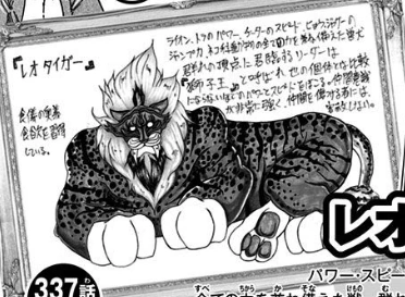 Leo Tiger | Toriko Wiki | Fandom