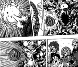 Le groupe de Toriko rencontrant leur première bête dans le Labyrinthe d'Or.png