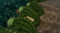 Death Gores eating an entire forest in an instant.