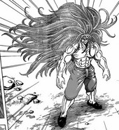 Toriko after combining the practice of Food Immersion and the consumption of several Bubble Fruits