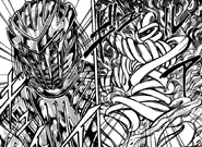 Toriko using Fork Armor.jpg (401 KB) Toriko coats himself with Fork Armor