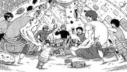 Toriko and the rest celebrate Toriko's new house