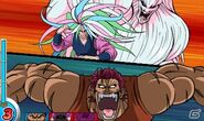 Zebra and Sunny's combo attack "Meteor Straight" from Toriko: Gourmet Monsters