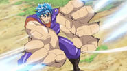 Toriko releasing Fork Knife at the same time