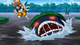 Bête du lac Noir attaquant Toriko et Komatsu.jpg
