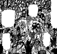 Toriko surrounded by fans at Cooking Festival