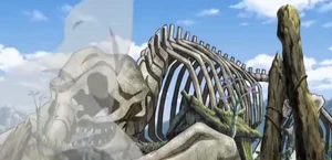 The skeleton of a Mammoth Bear