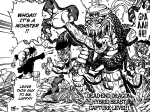 Toriko and Luffy face off against the Deadline Dragons