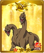 The Bicephalousaurus Card from Toriko: Gourmet Battle