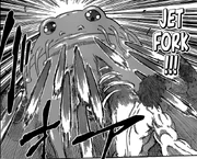 Rapid-Fire Type Jet Fork