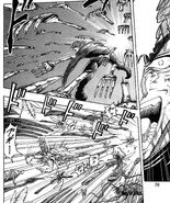 Toriko using Flying Fork against bugs