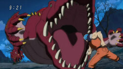 Toriko fighting with Galala Gator