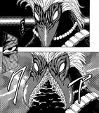 Blue Nitro opens mouth