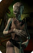 A female zombie.