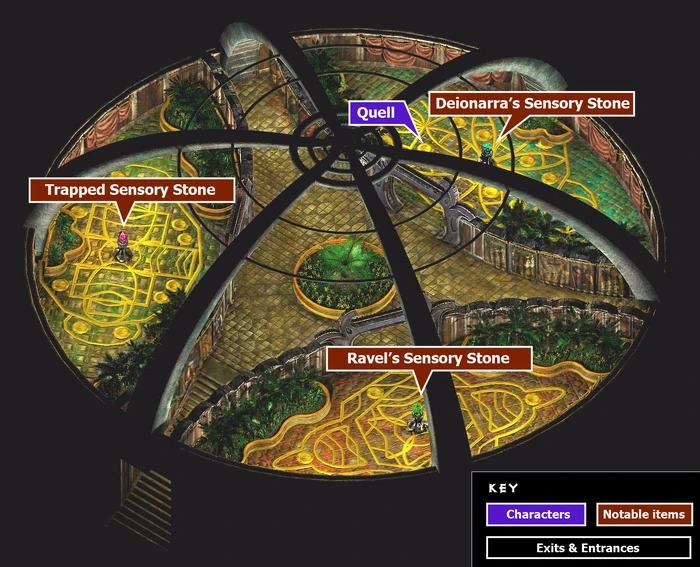 Civic festhall private sensorium map