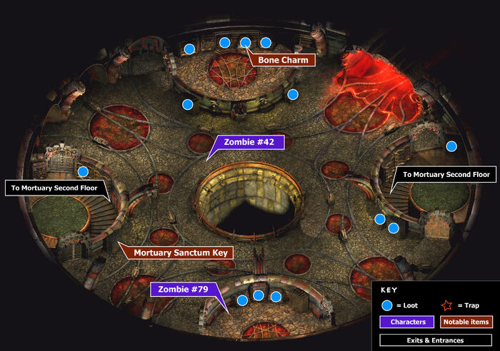 Mortuary 3rd floor map