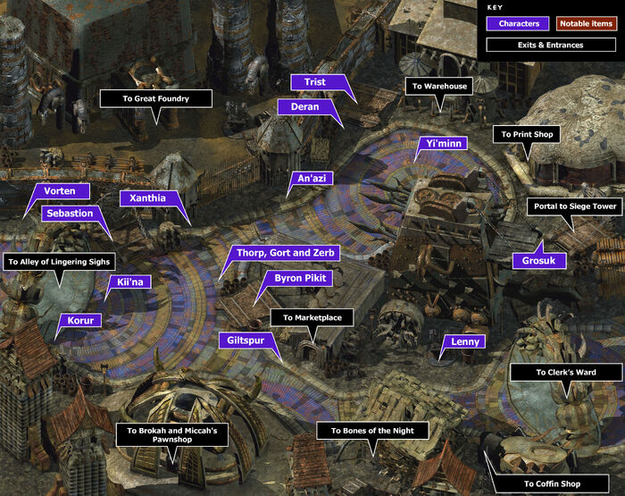 Lower ward map