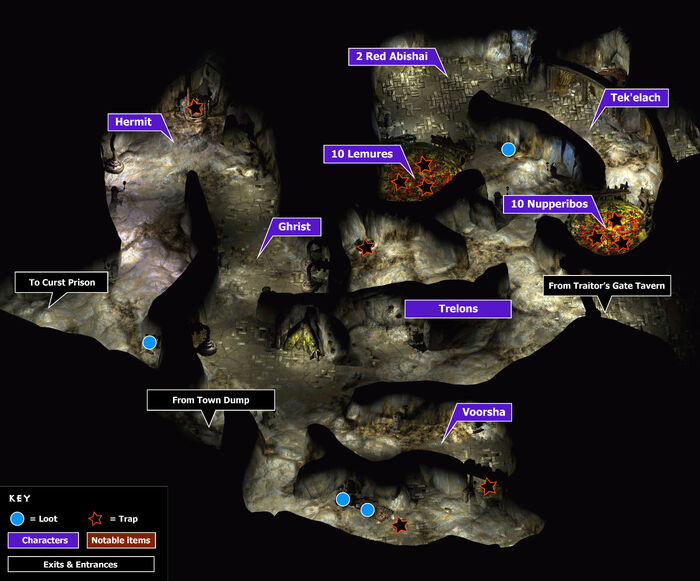 Curst underground map
