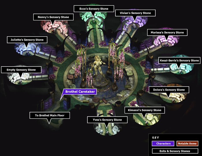 Brothel cellar map