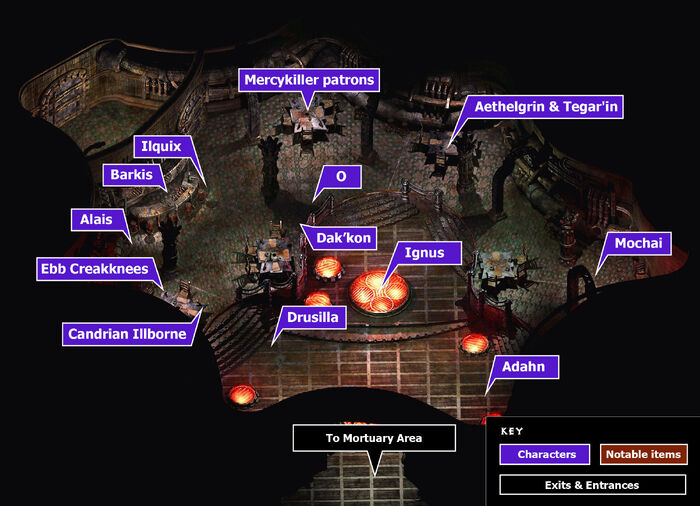 Smoldering corpse bar map