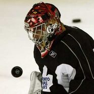 Joseph during Maple Leafs practice