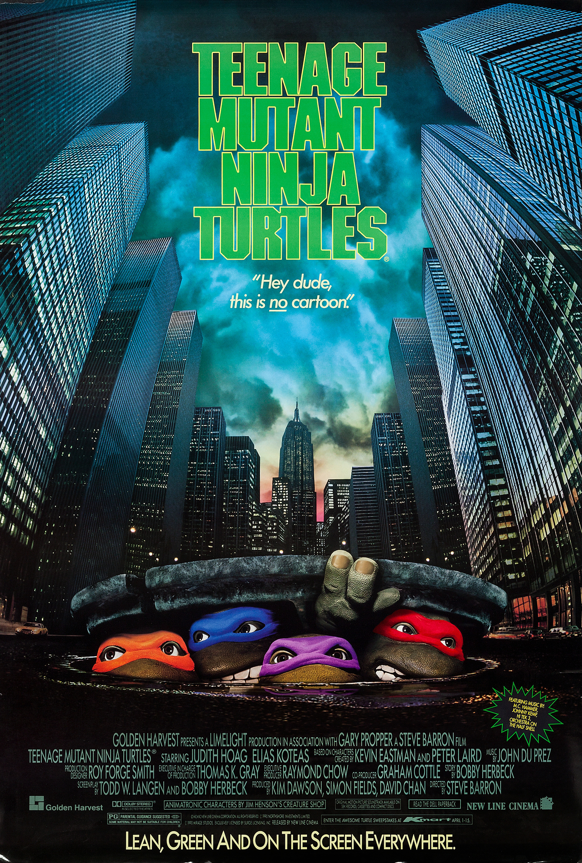 Todas las películas live-action de las Tortugas Ninja