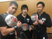 62nd Champions - Naruki Doi, Jason Lee & Masato Yoshino