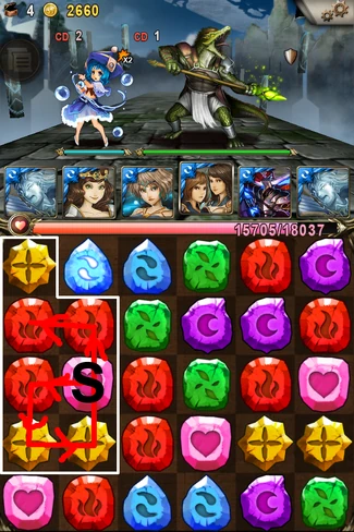 符石消除技巧 Tower Of Saviors 維基 Fandom