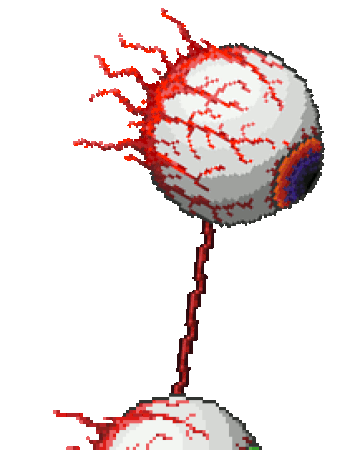 Retinazer And Spazmatism Total Calamity Wiki Fandom You are viewing some terraria twins pages sketch templates click on a template to sketch over it and color it in and share with your family and friends. retinazer and spazmatism total
