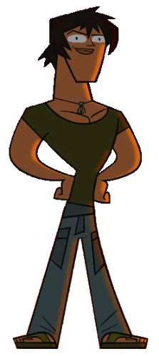 Justin Total Drama Wiki Fandom Powered By Wikia - Total Drama Island Tom,  HD Png Download - 400x1168 (#1285175) - PinPng