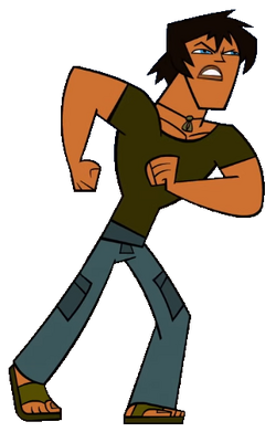 Justin Total Drama Wiki Fandom Powered By Wikia - Total Drama Island Tom,  HD Png Download - 400x1168 (#1285175) - PinPng