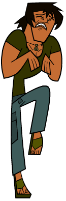 Justin Total Drama Wiki Fandom Powered By Wikia - Total Drama Island Tom,  HD Png Download - 400x1168 (#1285175) - PinPng