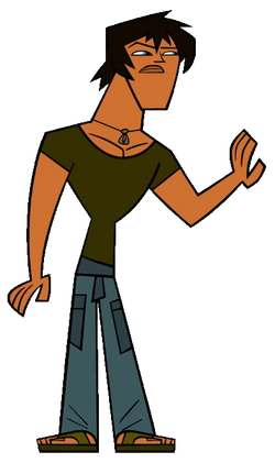 Justin Total Drama Wiki Fandom Powered By Wikia - Total Drama Island Tom,  HD Png Download - 400x1168 (#1285175) - PinPng