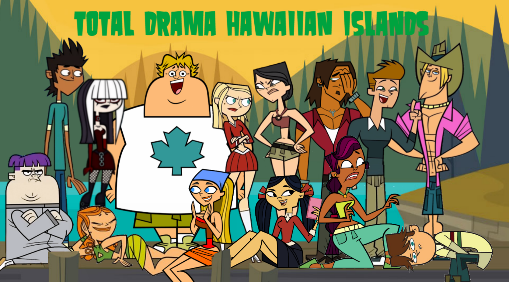 Total Drama Series  Total drama island, Cartoon, Drama