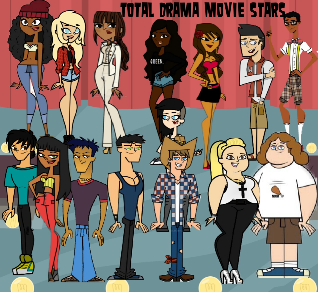 onyx on X: FULL VIEW OF THE NEW TOTAL DRAMA ISLAND CAST + THEIR NAMES 😳   / X