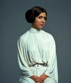 open lace back dress Star Wars Princess Leia Cosplay Costume Brown Vest Uniform Halloween Carnival Suit, L / Female main image 0