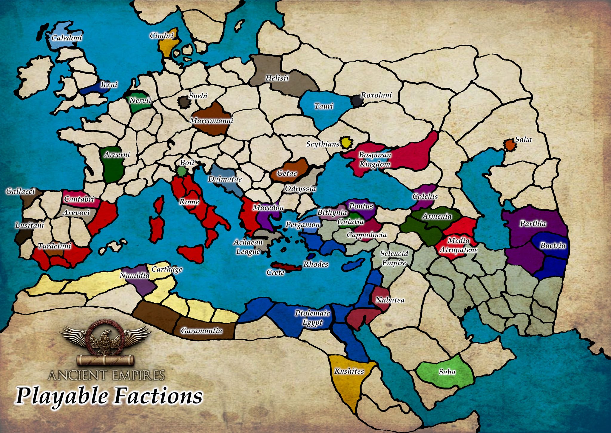 empire total war unlockable factions