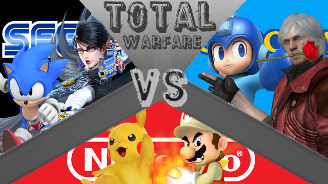 megaman vs sonic vs mario vs kirby