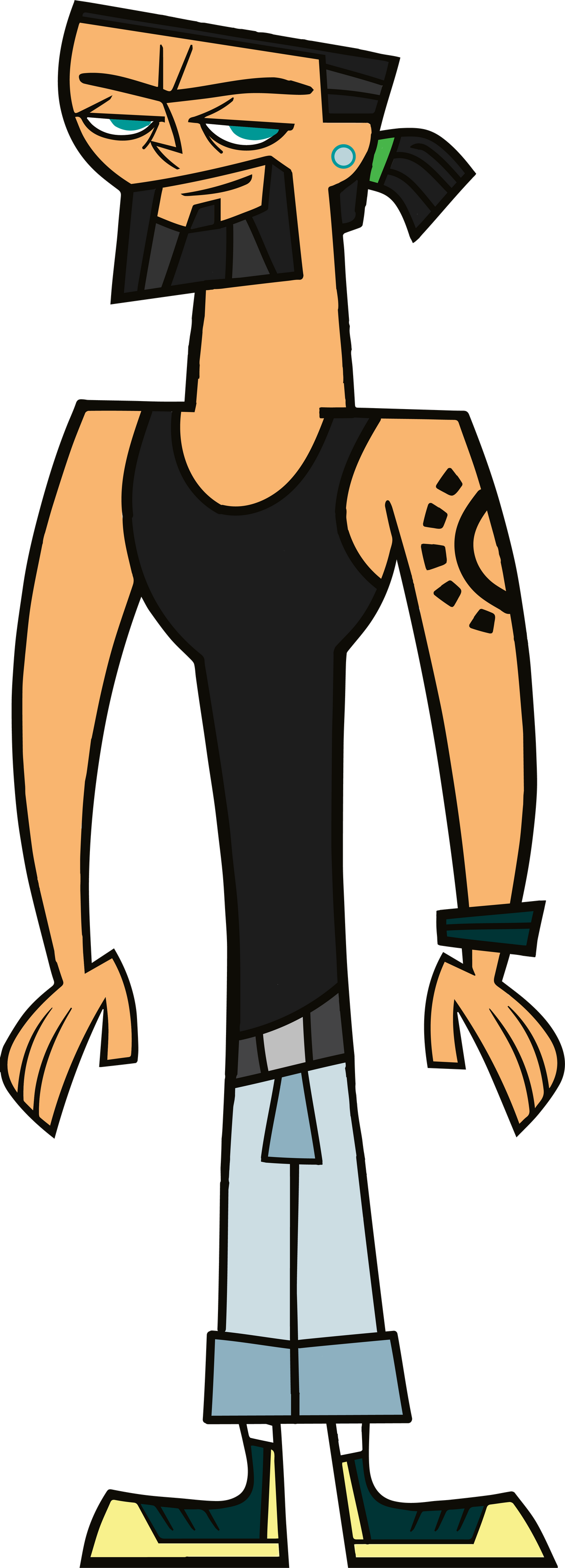 Total drama island Duncan  Total drama island duncan, Total drama