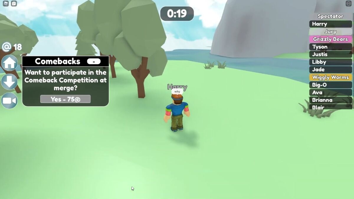 Spectator Island, Total Roblox Drama Wiki