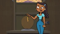 Priya flushes her friendship bracelet.