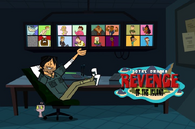 Chef Hatchet appears with Fang and the contestants of Total Drama: Revenge of the Island.