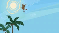 …but is caught by an eagle.