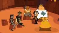 The final five of Total Drama Island, as shown in the recap.